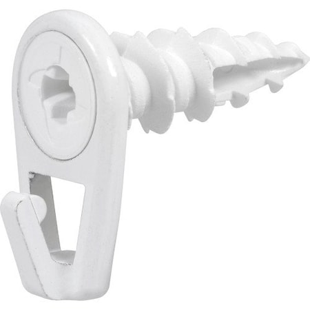 Hillman HILLMAN White Drywall Picture Hook 50 lb 2 pk 122404